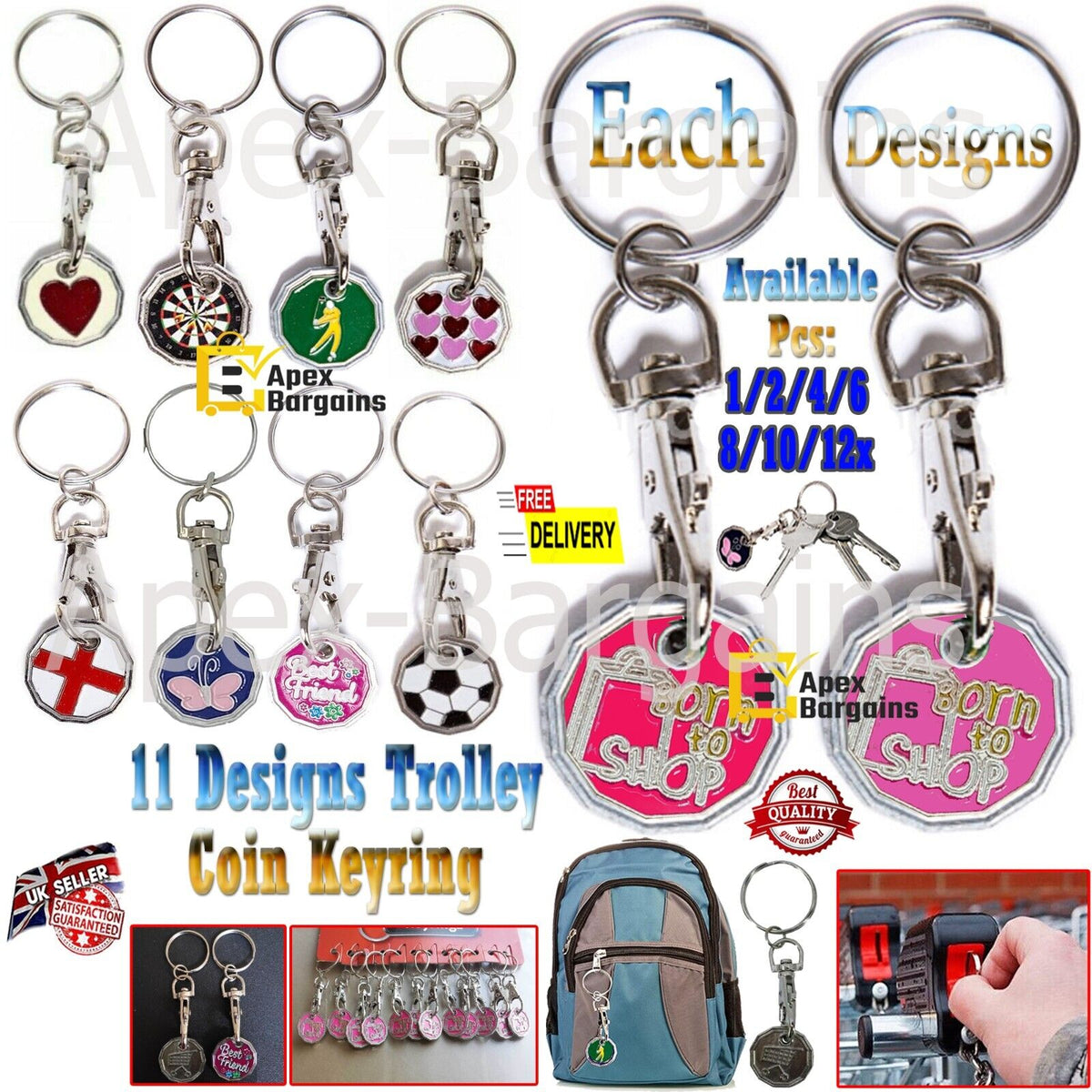 New pound coin on sale keyring