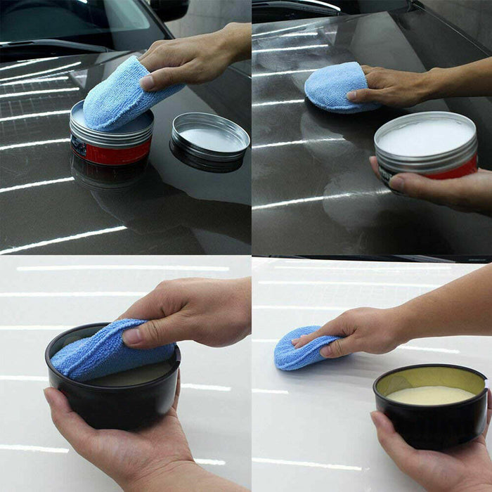 Image showcasing the wax applicator sponge pads, ideal for car cleaning, detailing, and valeting purposes