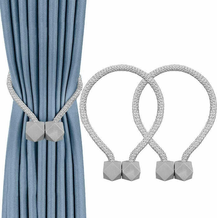  Image of the creative ball-shaped curtain tieback, offering both practicality and fashion