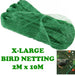 MAXPERKX Garden Netting Net Mesh - Protection for Bird, Tree, Fruit, Plant, and Pond Water - 2 x 10m - Image 1