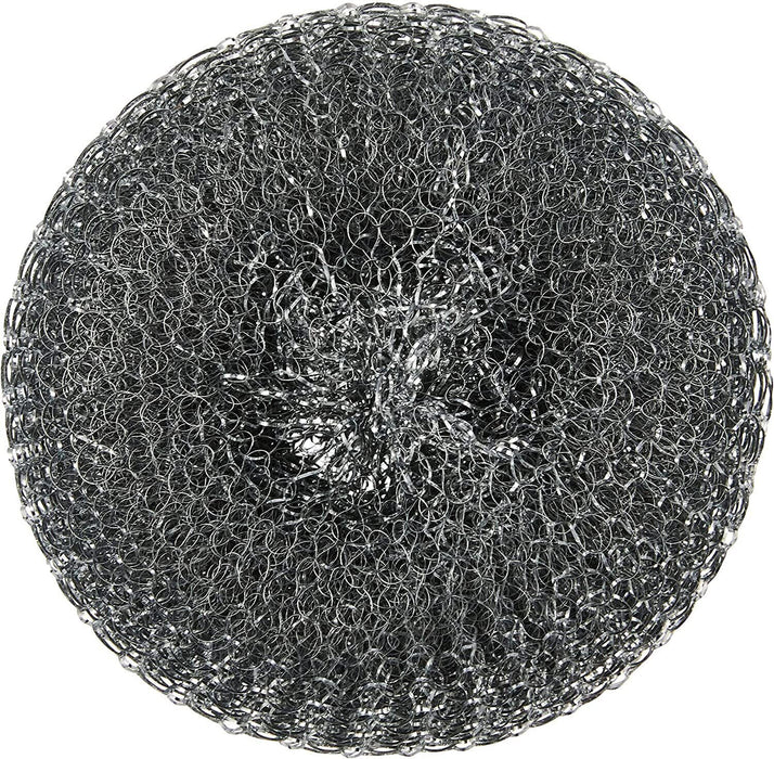 MAXPERKX 10pcs Galvanized Metal Scourer 30g Kitchen Washing Cleaning Steel Wire Pad Scrub