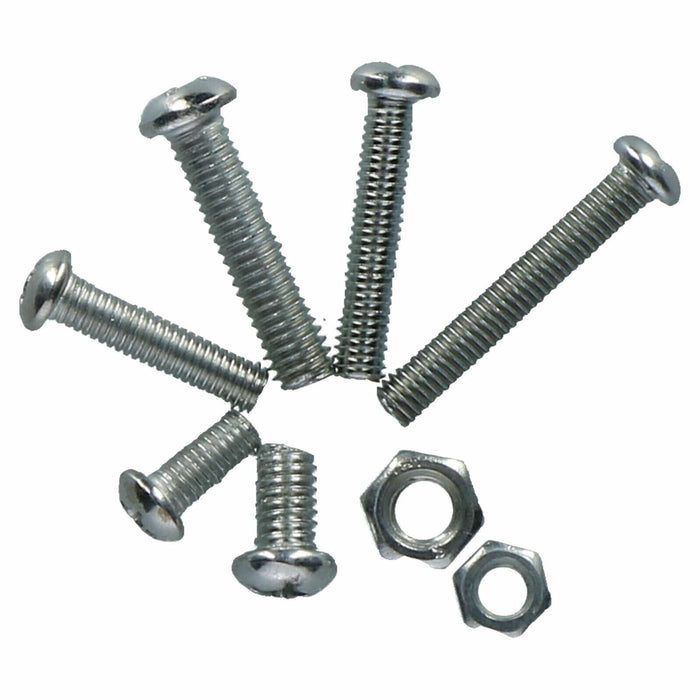 MAXPERKX 100x Assorted Stainless Steel Nuts, Screws, Bolts, and Flat Washers