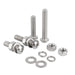 MAXPERKX 100x Assorted Stainless Steel Nuts, Screws, Bolts, and Flat Washers