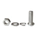 MAXPERKX 100x Assorted Stainless Steel Nuts, Screws, Bolts, and Flat Washers