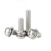 MAXPERKX 100x Assorted Stainless Steel Nuts, Screws, Bolts, and Flat Washers