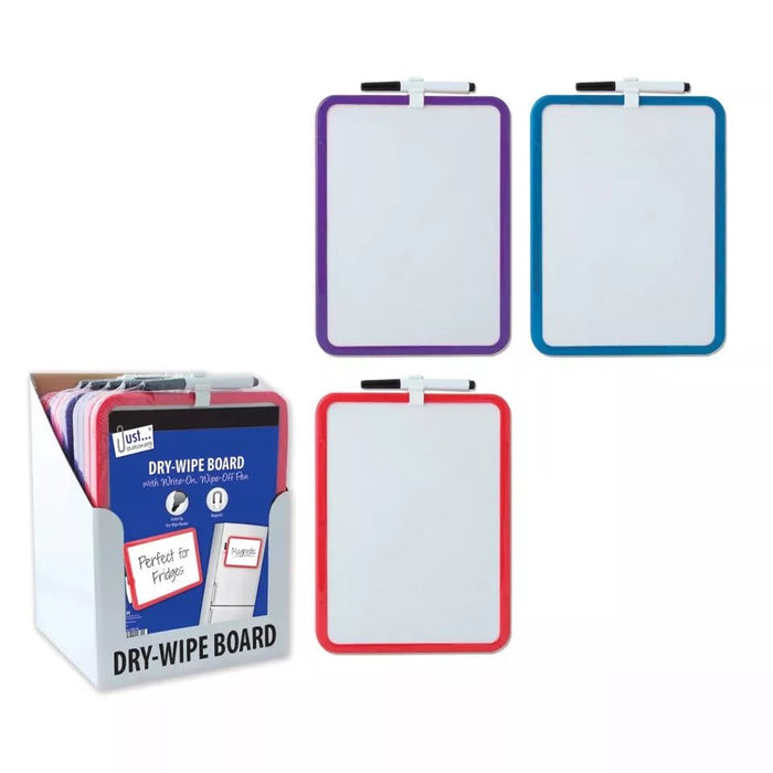 A4 Magnetic Whiteboard with Pen for Office and Home Notice Board