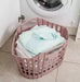 Addis Foldable Laundry Basket (38L) with clothes inside