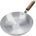 24cm Aluminium Frying Pan - Wooden Handle for Chef Skillet Cooking Image 1