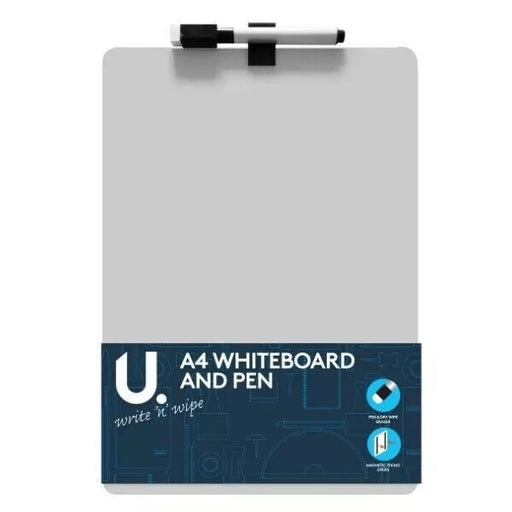 APXB A4 Magnetic Whiteboard, Dry Wipe Mini Office Notice Memo Board