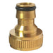 High-quality brass tap connector for garden hoses