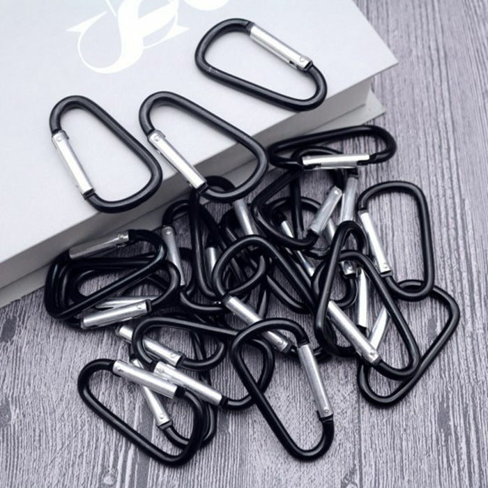 Colorful aluminum alloy carabiner hooks for easy attachment