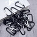 Colorful aluminum alloy carabiner hooks for easy attachment