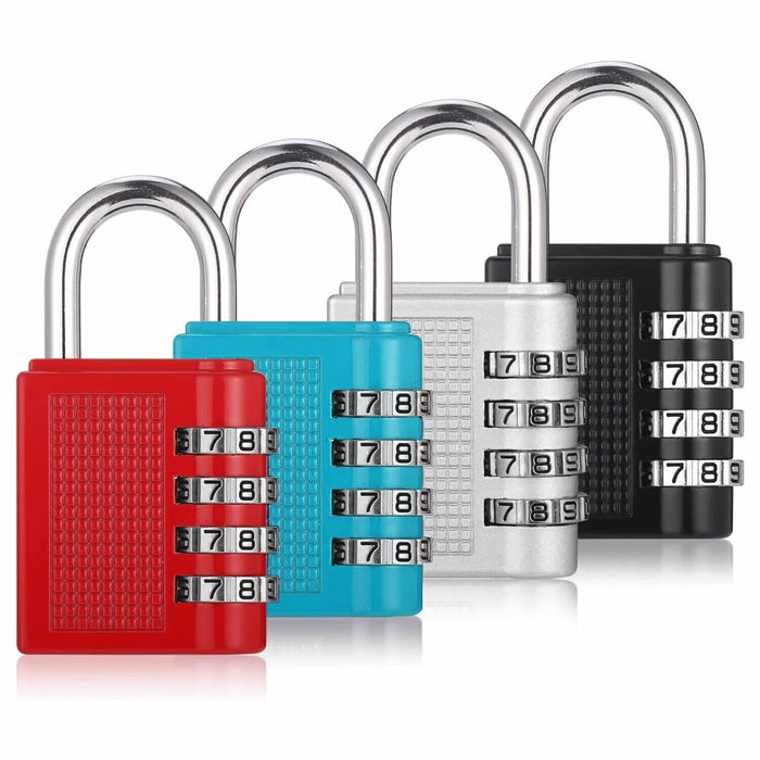 Introduction image of the combination padlock, highlighting its features