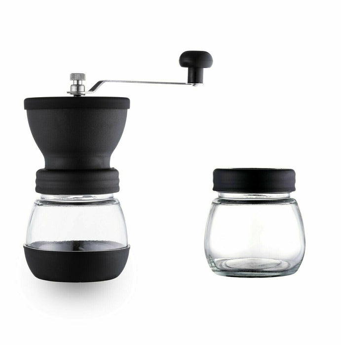 Compact design coffee bean grinder for kitchen use