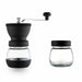 Compact design coffee bean grinder for kitchen use