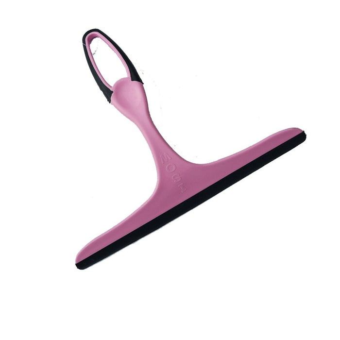 Squeegee with easy-grip handle and hanging eye for easy storage