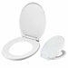 Ergonomic Design for Comfort - Soft Close Oval Shape Toilet Seat