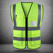  High Visibility Vest - Yellow Front View