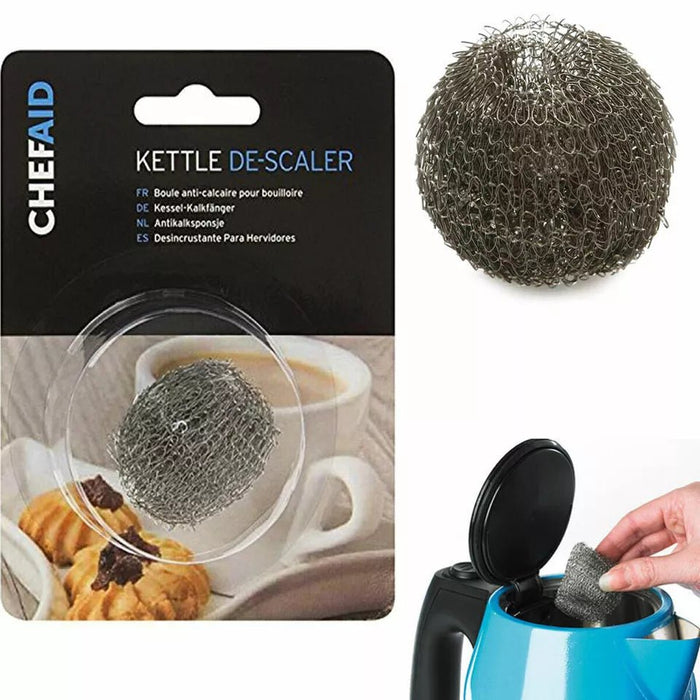 Kettle Limescale Remover, Steel Wire Fur Collector, 2pcs Cleaner Set