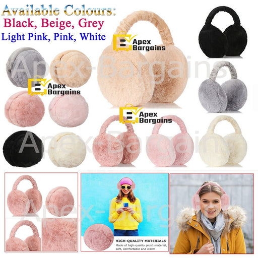 Ladies and girls winter ear muffs, soft and warm for the cold season