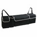 Large car 4 pocket boot organizer in black