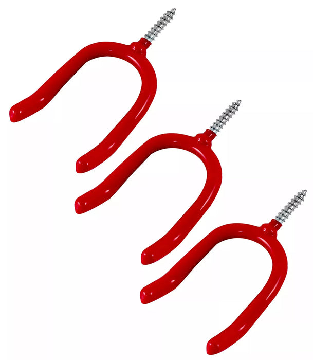 MAXPERKX 3pcs Hook Set for Garage and Shed Tools Storage