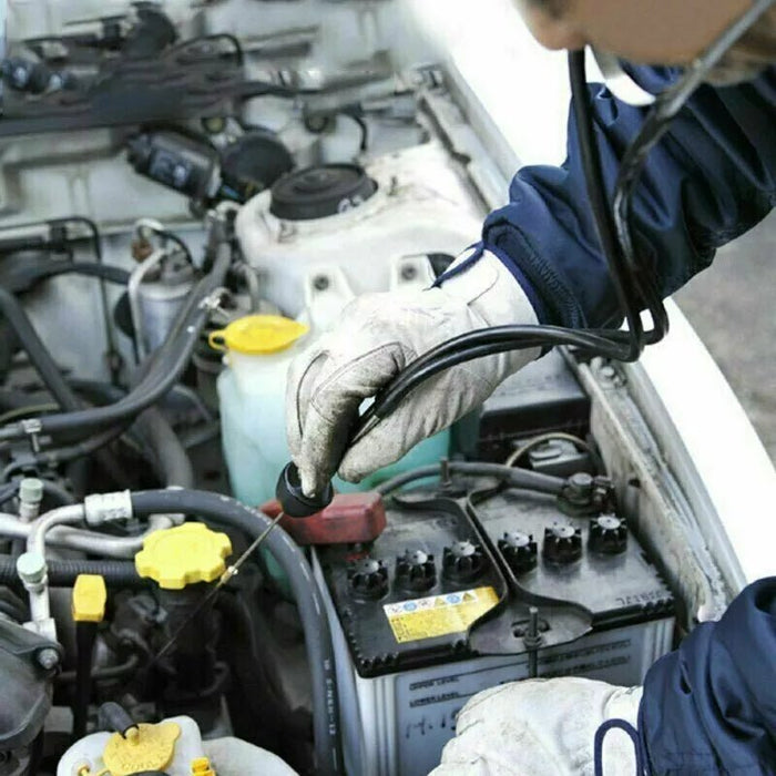 Close-up of the sensor end of the MAXPERKX Automotive Engine Stethoscope