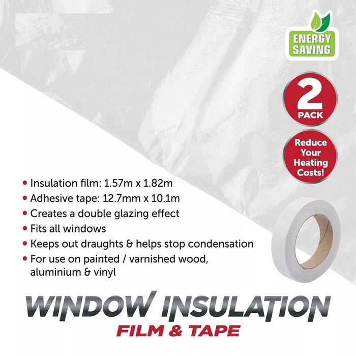 MAXPERKX Clear Glazing Shrink Film for Cold Protection