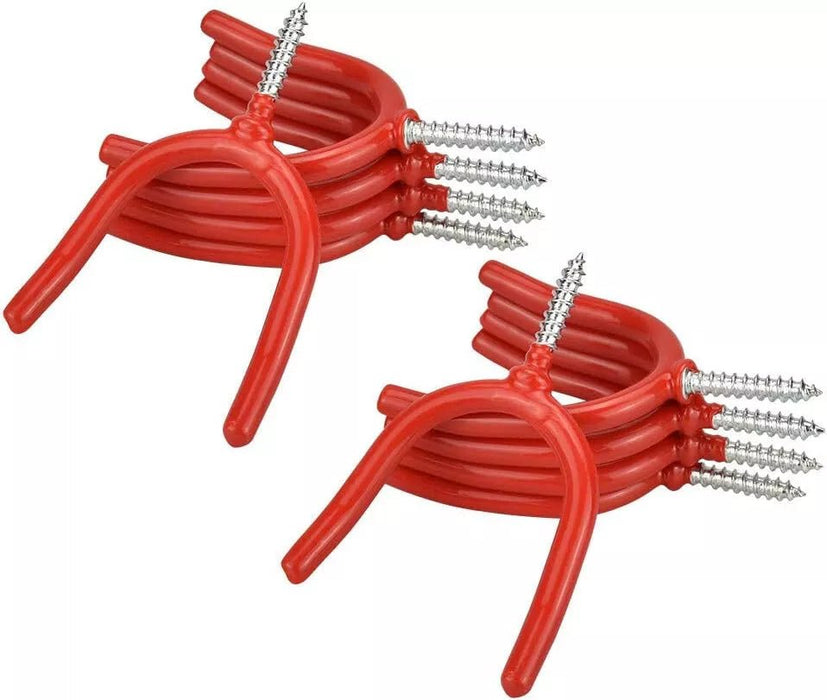 MAXPERKX Hanging Hooks Tool Holder Set for Garage and Shed Storage