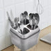 MAXPERKX Kitchen Sink Tidy Caddy Organiser placed by the sink