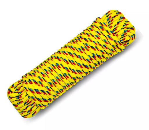 MAXPERKX 6mm x 15m Strong Diamond Braided Polypropylene Rope