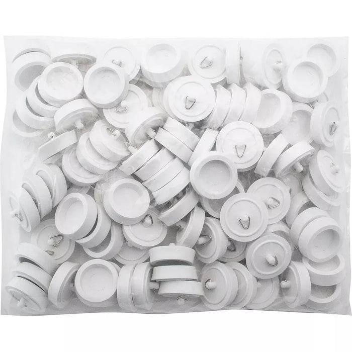 MAXPERKX Sink Stopper Plugs (10pcs, 45mm) laid out