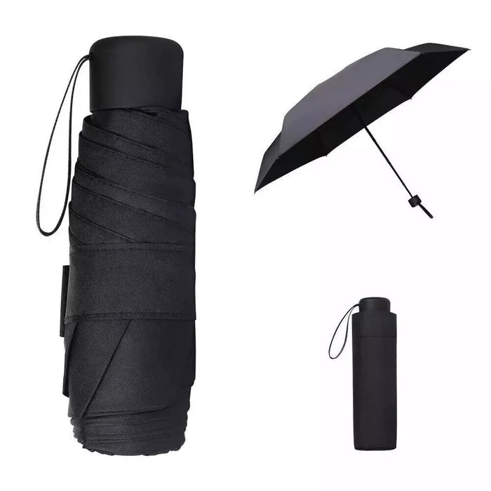 MAXPERKX Travel Umbrella, Lightweight and Compact for Sun and Rain Protection