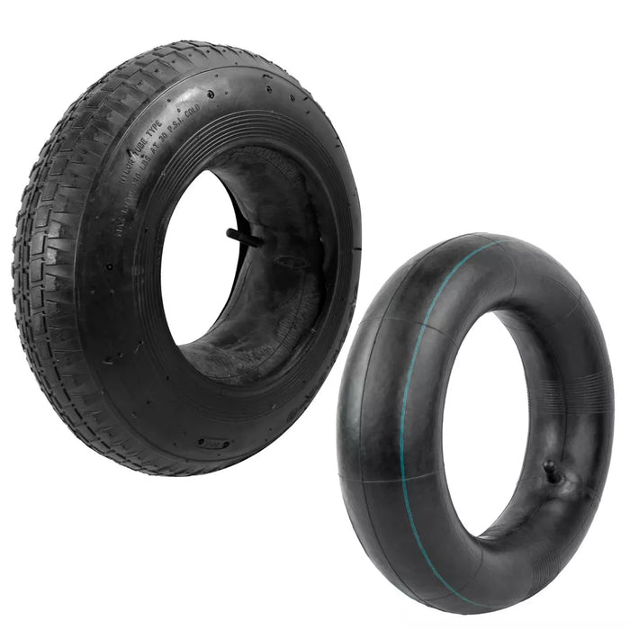 MAXPERKX 350-8 Wheelbarrow Tyre and Inner Tube, Pneumatic Replacement