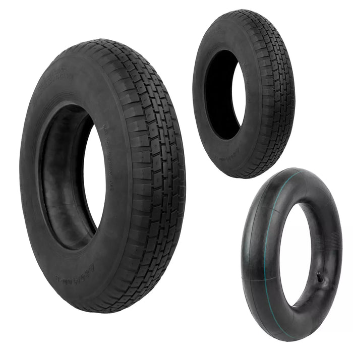 MAXPERKX 480-8 Wheelbarrow Tyre and Inner Tube, Pneumatic Replacement