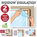 MAXPERKX Double Clear Glazing Insulation Film for Windows