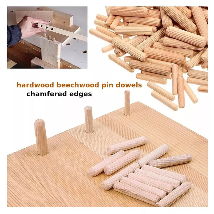 Wooden Dowels by MAXPERKX, Ideal for Furniture and Craft Projects