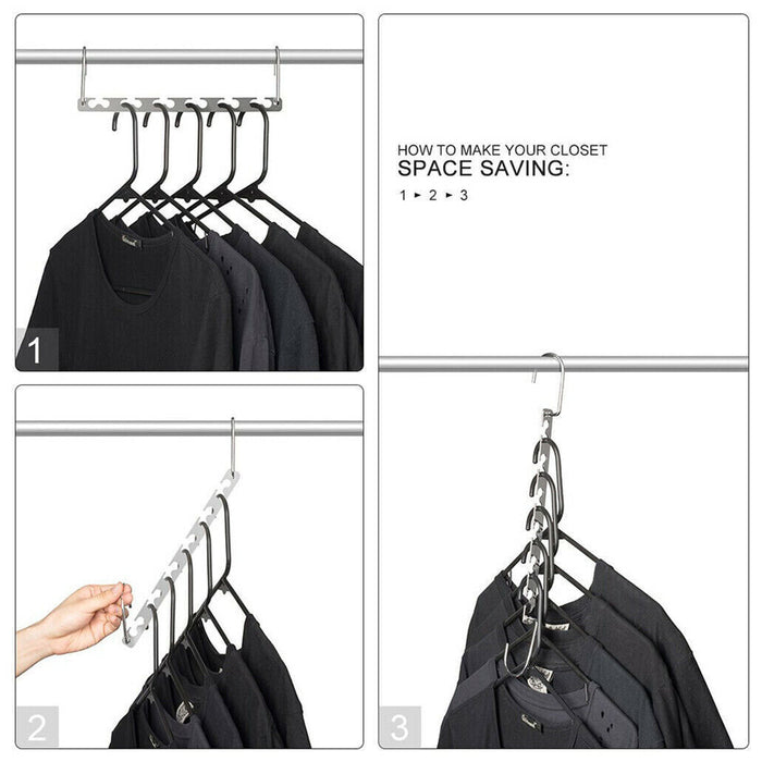 MAXPERKX Space-Saving Metal Magic Hanger Image 4