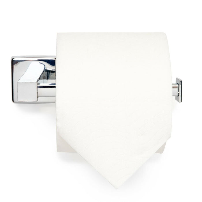 Modern Toilet Paper Stand - Chrome Finish - Wall Mounted