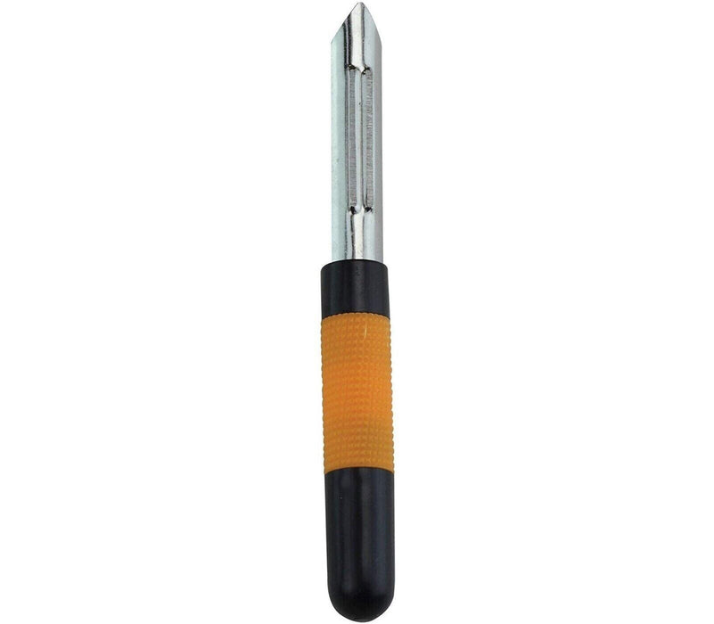  Image highlighting the peeler's easy grip handle for comfortable use