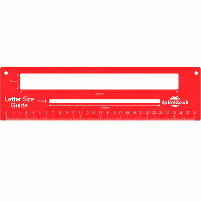 Guide for determining postage costs using Royal Mail's letter size guide