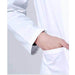 Protective White Lab Coat for Safety