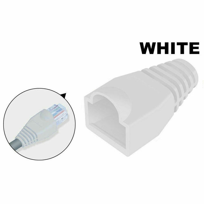 RJ45 Connector Cover Boots - White (Image 3)