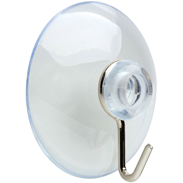 Suction cups and metal hooks ensure secure and reliable hanging solutions