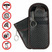 Signal blocking carbon fiber pouch bag for car key security