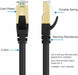 Ethernet cable with smooth round jack for easy installation and removal