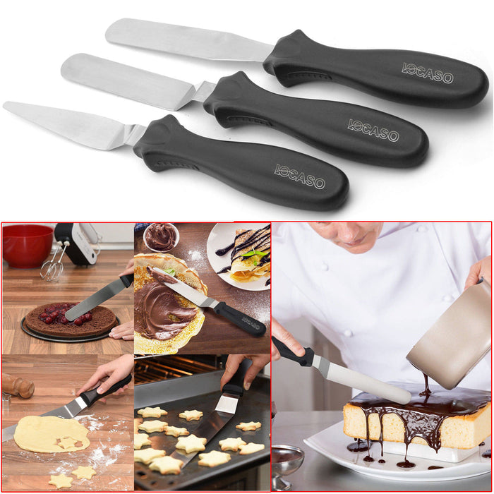 Versatile Stainless Steel Palette Knives for Baking