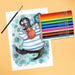 Vibrant colors perfect for sketching, drawing, and painting projects