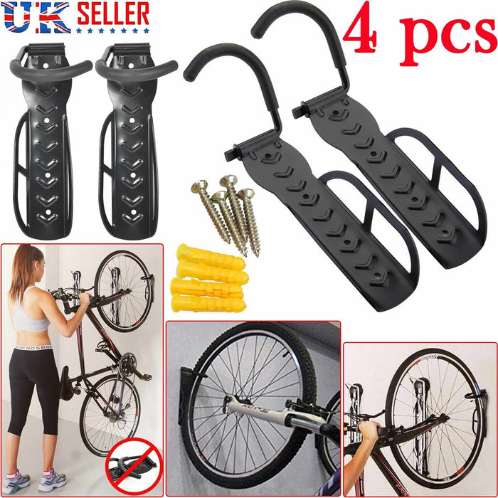 Wall-mounted cycle bike rack for bicycle storage