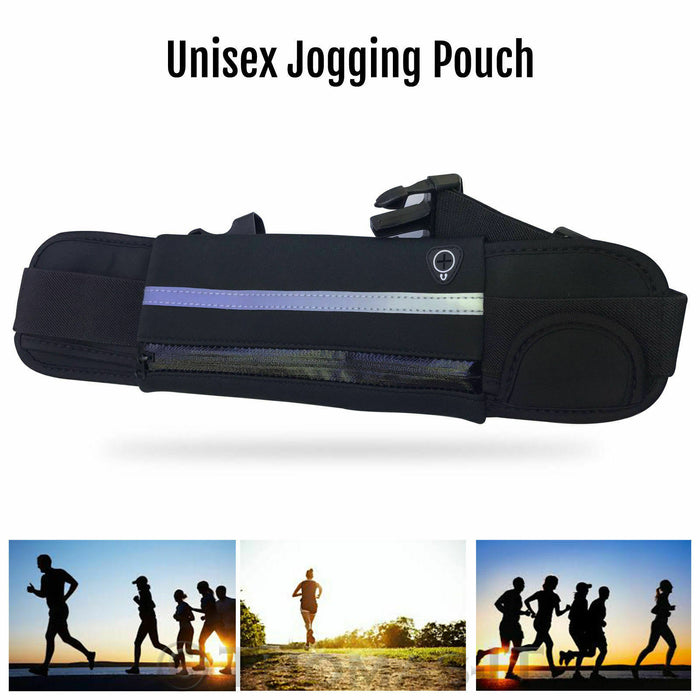 Elastic band for carrying water bottle on waist pouch